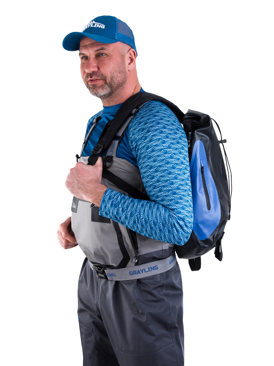 Таймень вейдерсы для рыбалки GRAYLING GRWF3-001, серый/т.серый