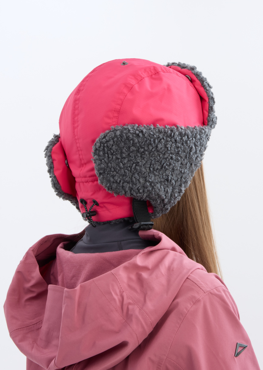 Камчатка шапка-ушанка GRAYLING, фуксия