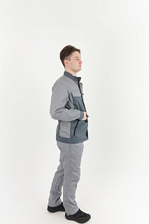 Костюм ИТР NEW ENERGY Антарес, серый/т.серый