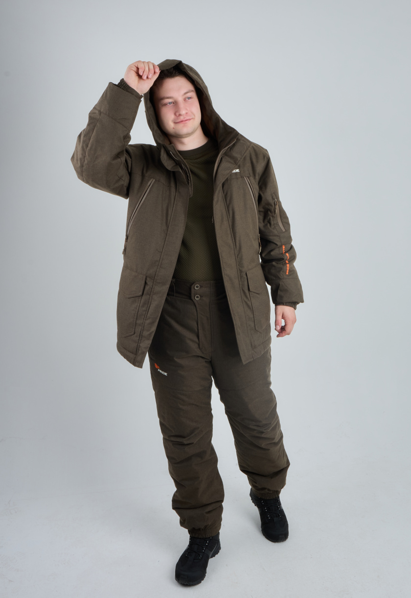 Выстрел костюм PRIDE, зимний -15, св.коричневый